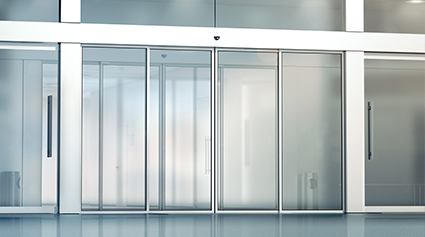 automatic glass doors